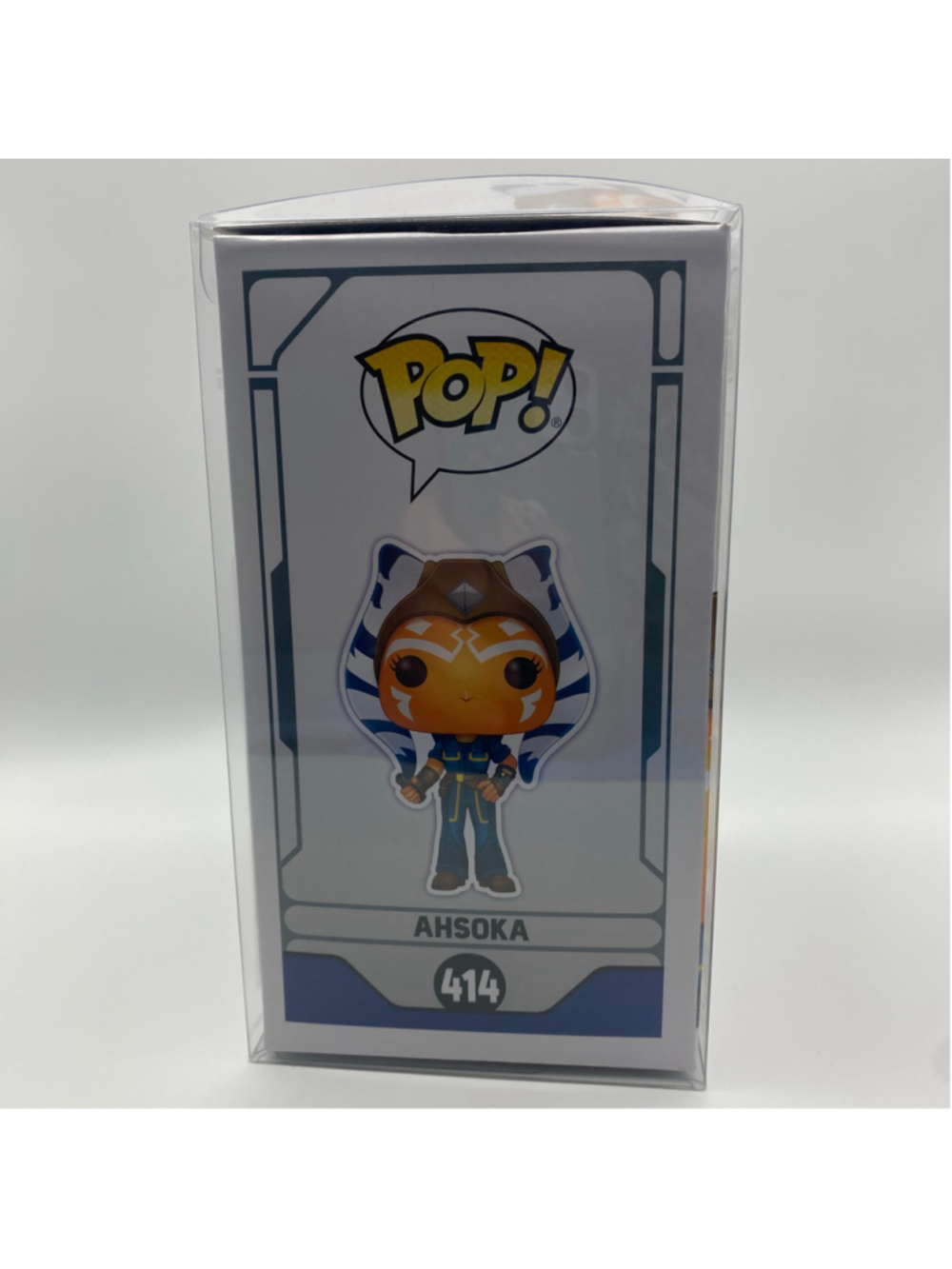 Funko Pop! Star Wars Ahsoka #414 Action Figure Orange and Blue - Picture 4 of 7